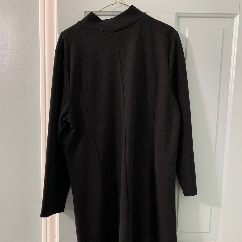 Mock turtle neck dress